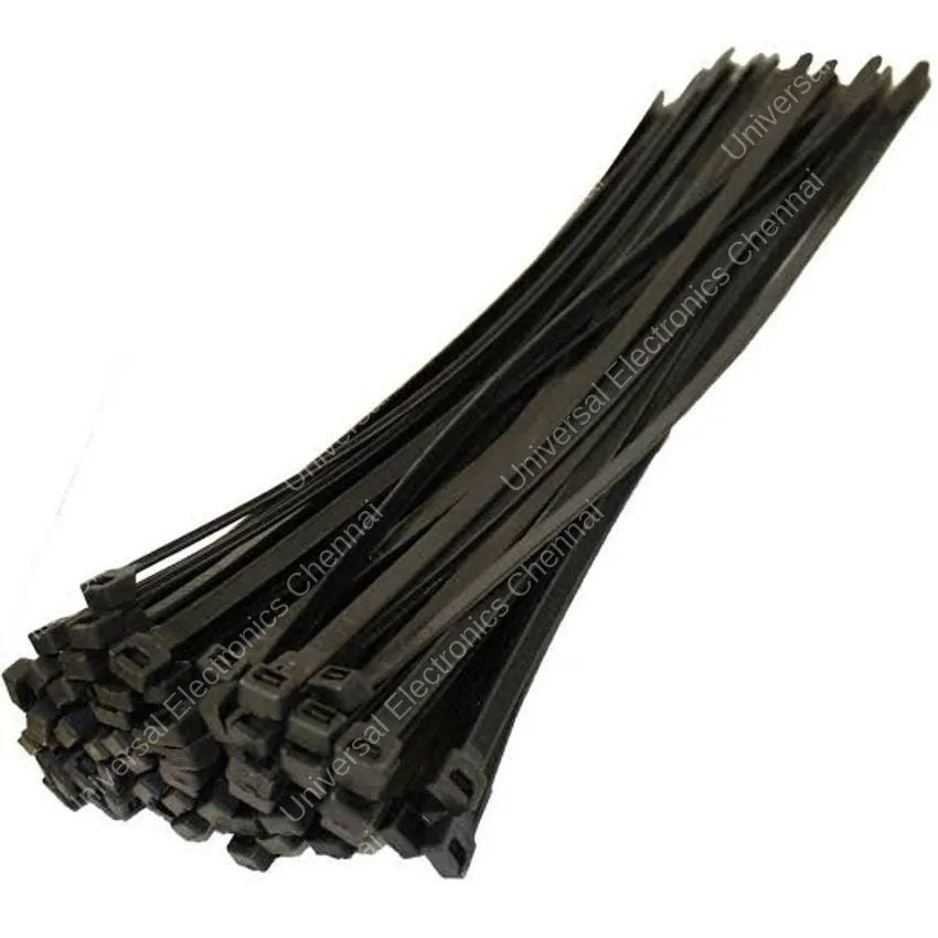 CABEL TIE WHITE & BLACK 2