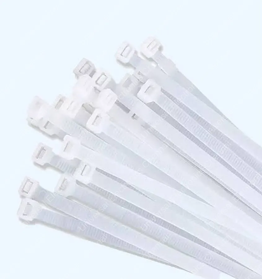 CABEL TIE WHITE & BLACK 3