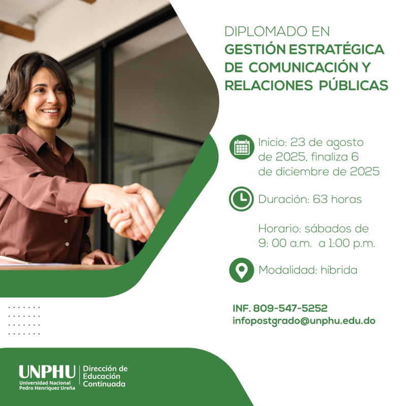 Diplomado en Gestión Estratégica de Comunicación y Relaciones Públicas
