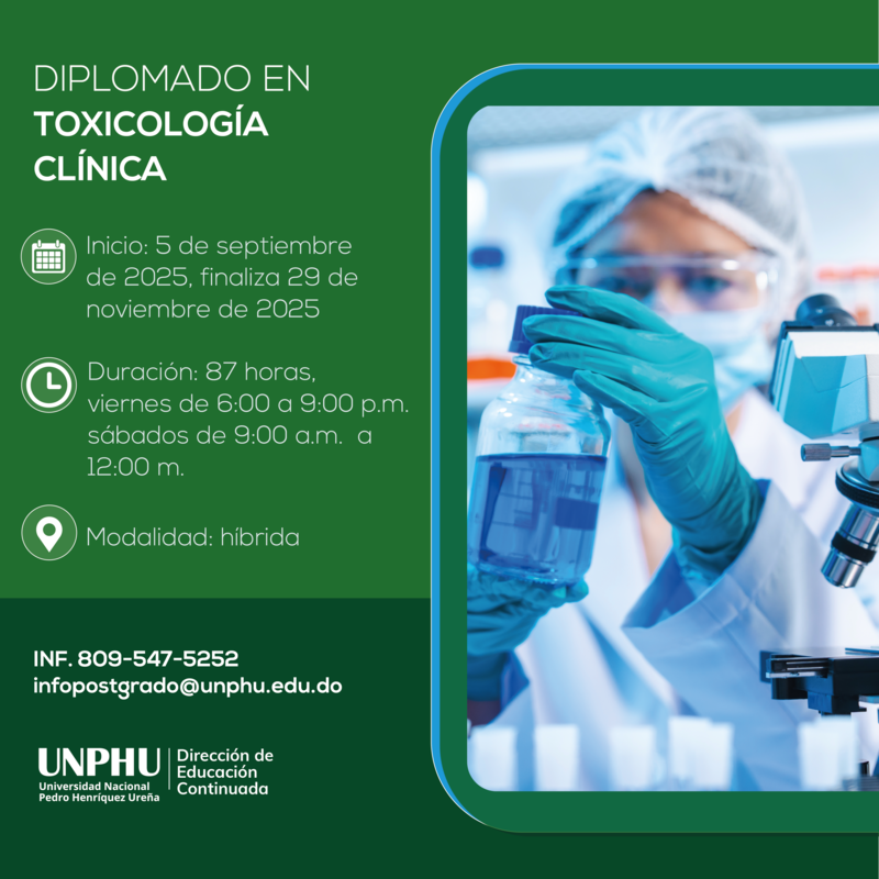 Diplomado en Toxicología Clínica