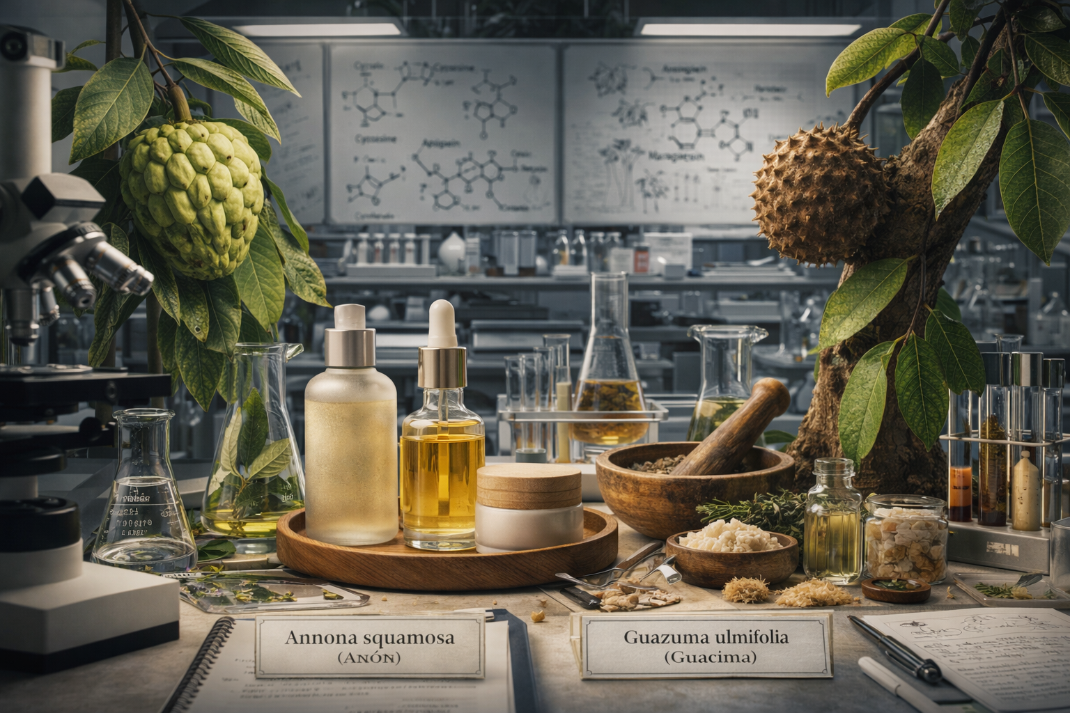Propiedades cosméticas y conocimientos tradicionales asociados a las especies: Annona squamosa L. y Guazuma ulmifolia Lam.LAM en Bayaguana, República Dominicana