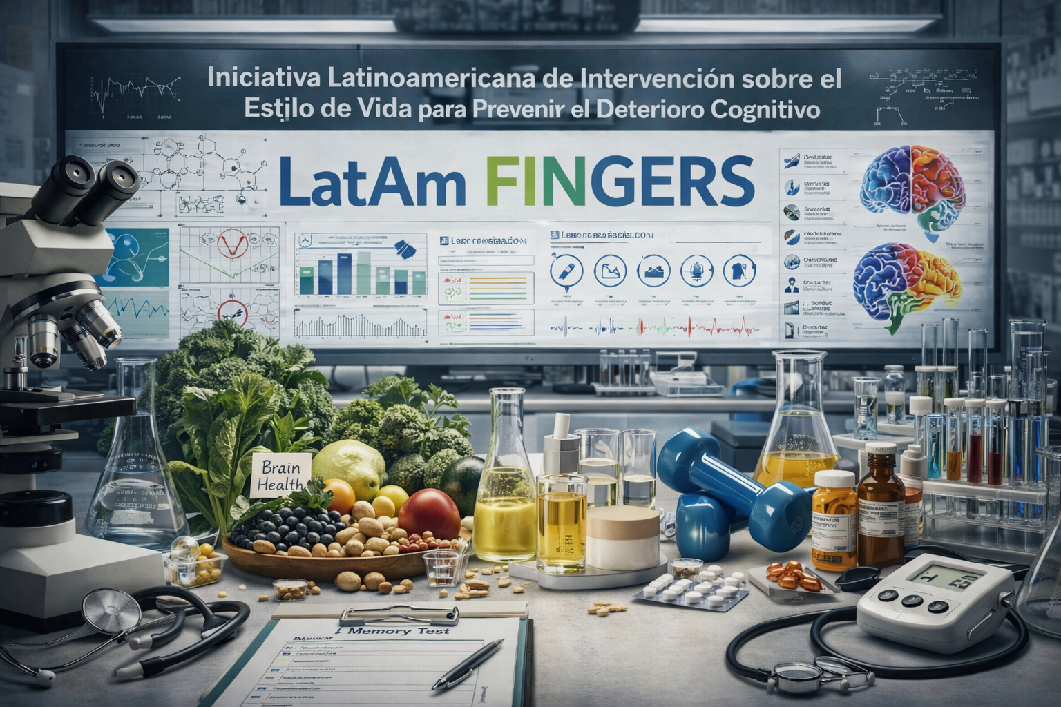 Iniciativa Latinoamericana de Intervención sobre el Estilo de Vida para Prevenir el Deterioro Cognitivo. Acrónimo del estudio: LatAm FINGERS