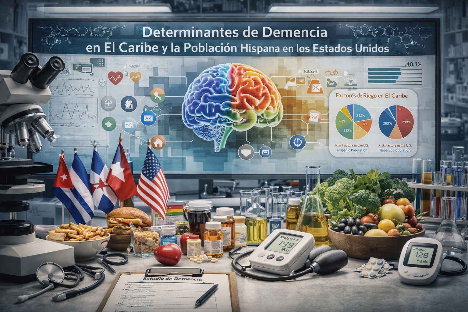 Determinantes de Demencia en El Caribe y la Población Hispana en los Estados Unidos