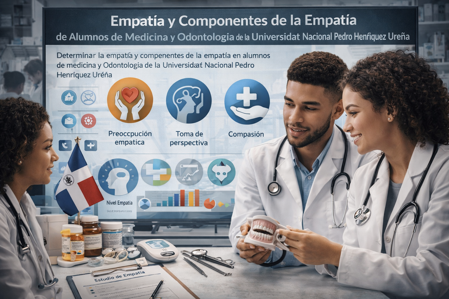 Empatía y Componentes de la Empatía dEmpatía y Componentes de la Empatía de Alumnos de Medicina y Odontología de la Universidad Nacional Pedro Henríquez Ureñae Alumnos de Medicina y Odontología de la Universidad Nacional Pedro Henríquez Ureña