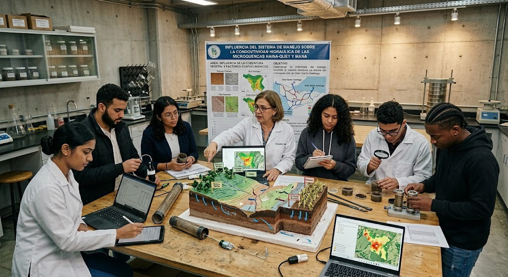 Influencia del sistema de manejo sobre la conductividad hidráulica de las microcuencas Haina-Duey y Mana