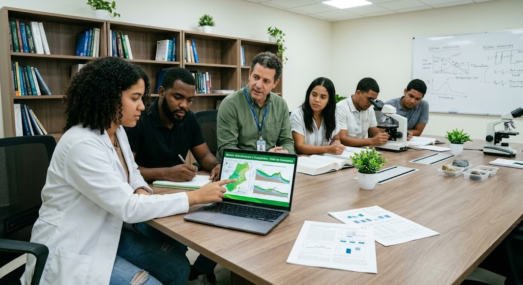 Modelo hidrodinámico y geoquímico de base para la gestión de los recursos hídricos en el Valle de Constanza, República Dominicana