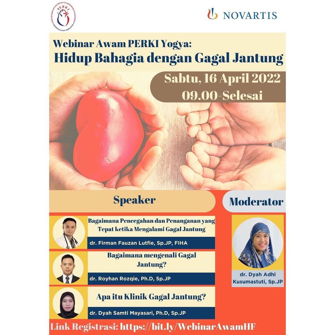 Webinar Awam: Hidup Bahagia dengan Gagal Jantung