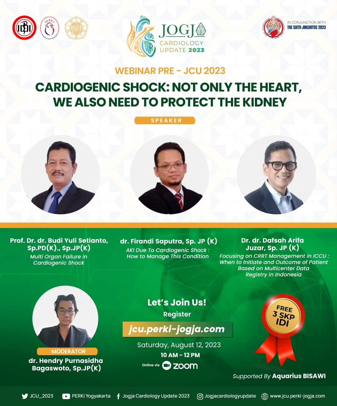 Cardiogenic Shock: Not Only the Heart, We Also Need to Protect the Kidney