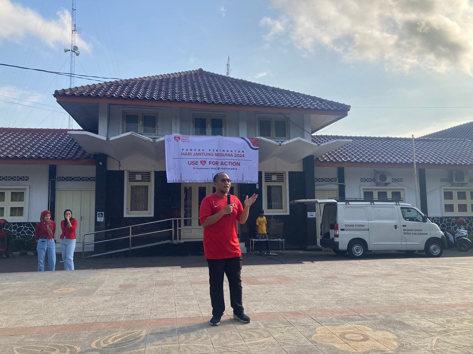 Peringati World Heart Day di Lapangan Pemda Sleman