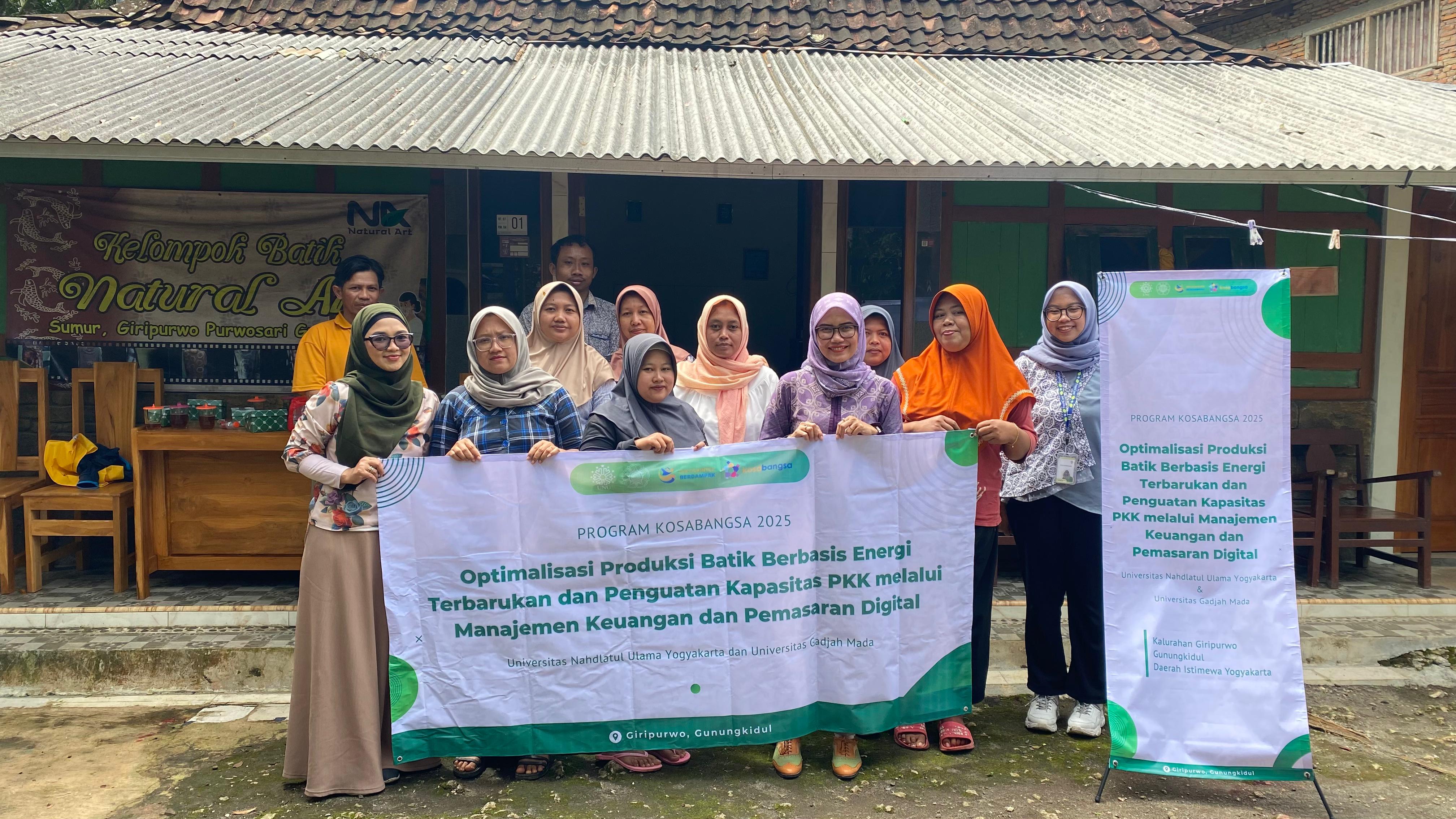 UNU Jogja Assists Giripurwo Batik Group in Strengthening Financial Management