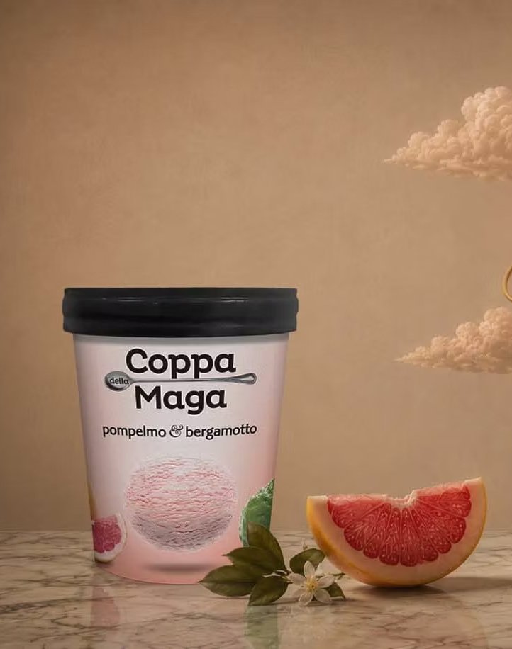 Gelato al Pompelmo e Bergamotto