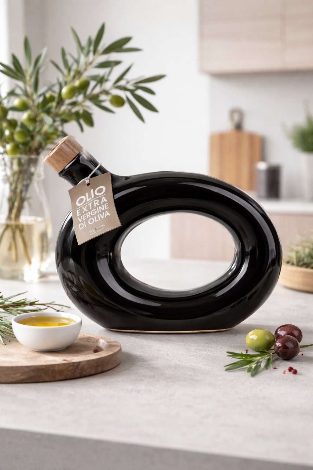 Anfora Denocciolata - Olio Evo Italiano