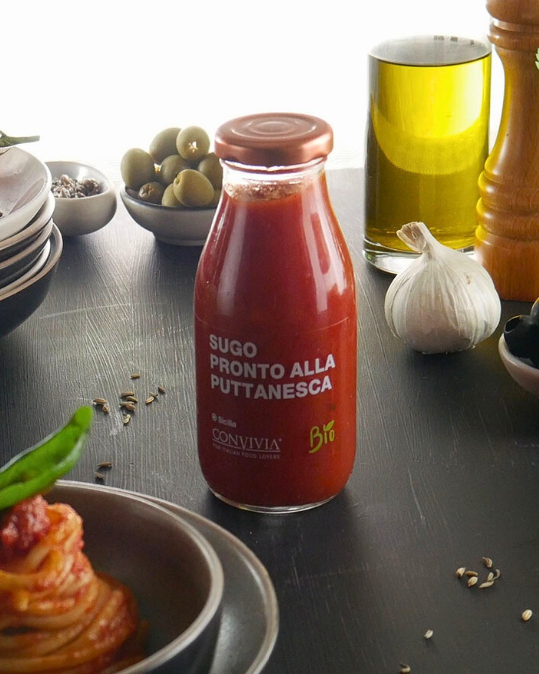 Sugo Pomodoro Ciliegino alla Puttanesca