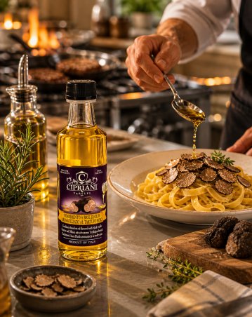 Olio Aromatizzato al Tartufo Nero