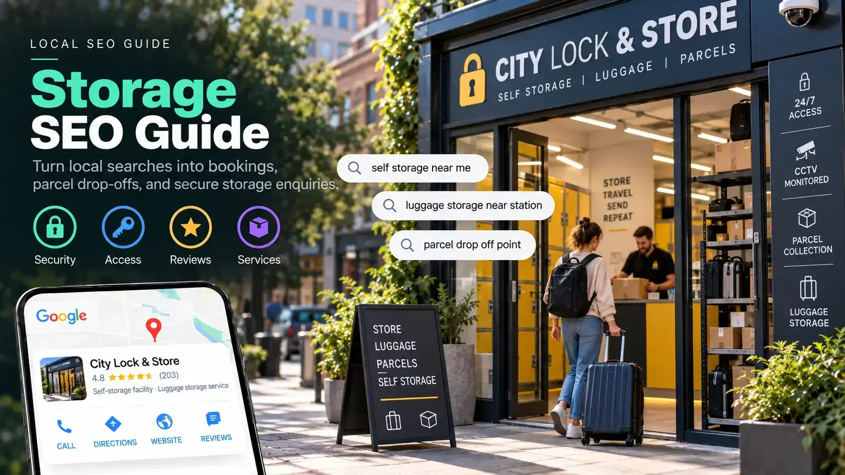 From Lockers to Locations: Capturing High-Intent Storage Searches