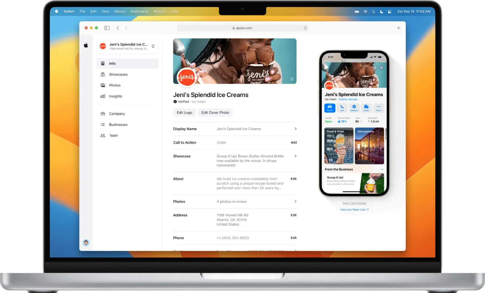 Apple Business Connect