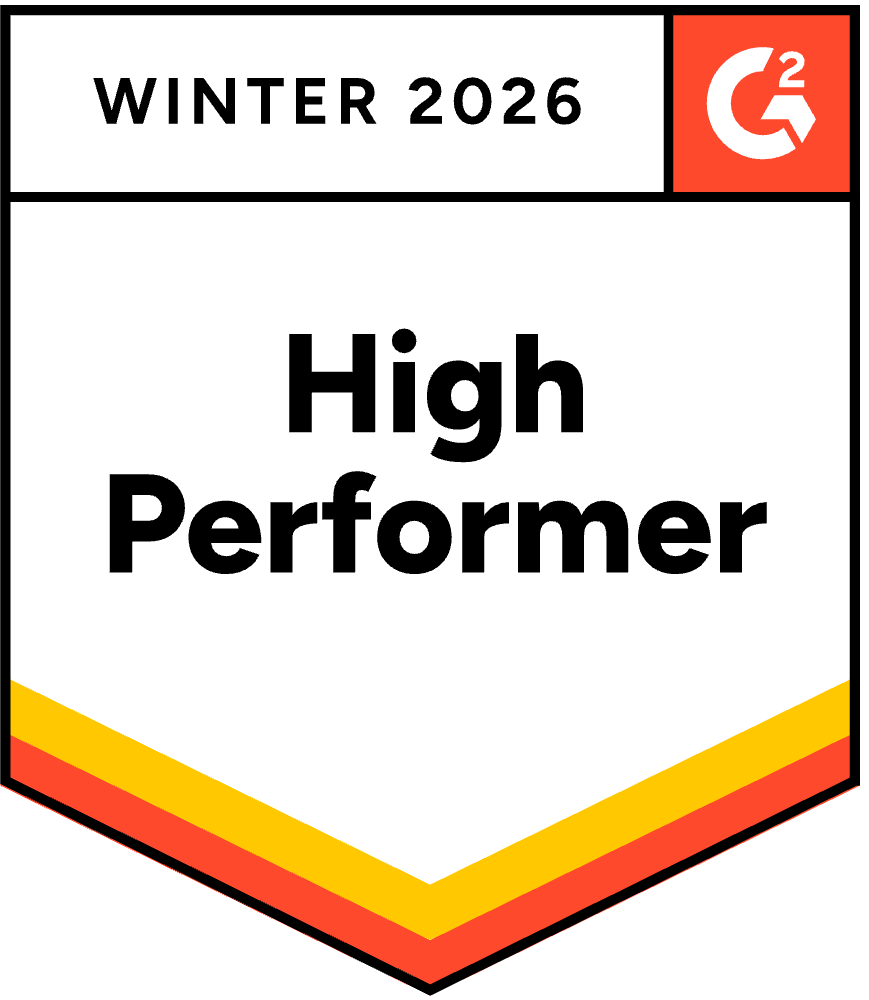 G2 High Performer badge – Local Listing Management – Winter 2026