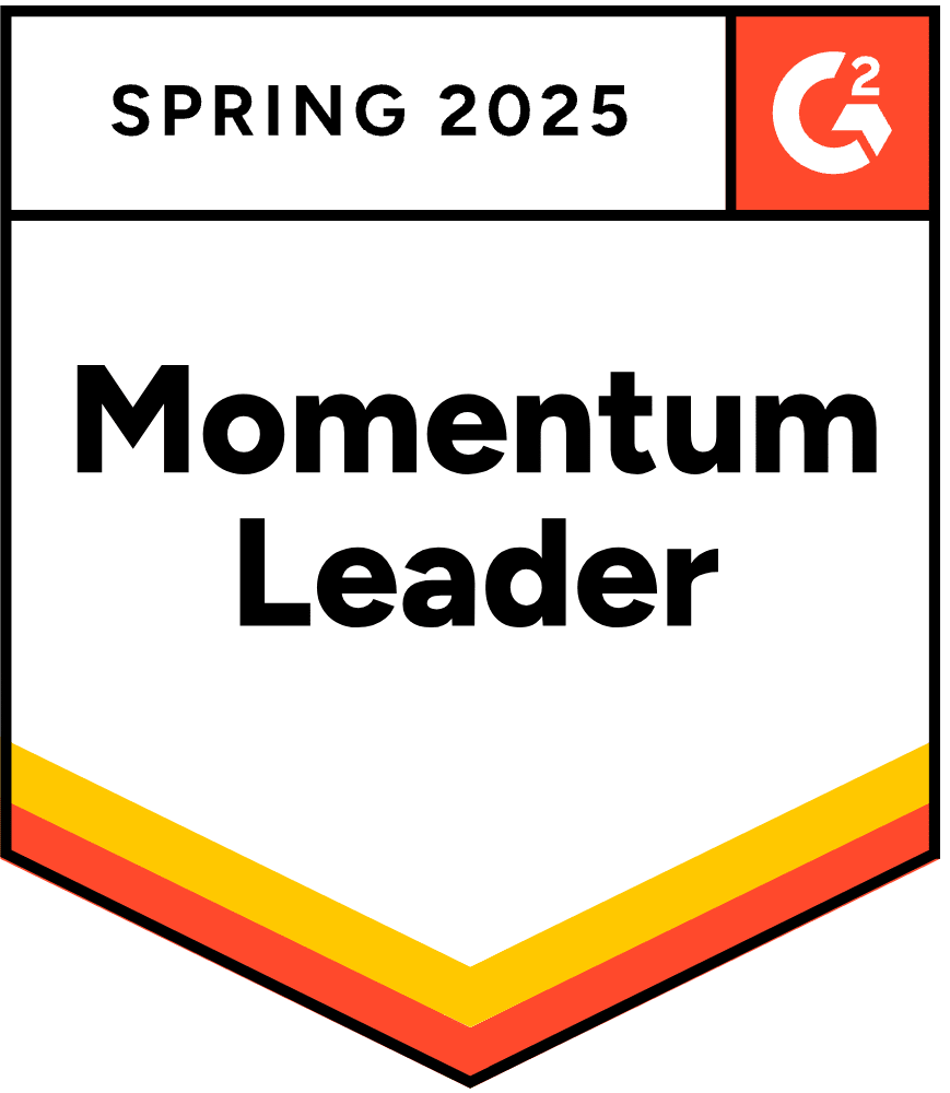 Badge Pemimpin Momentum G2 – SEO Lokal – Musim Semi 2025