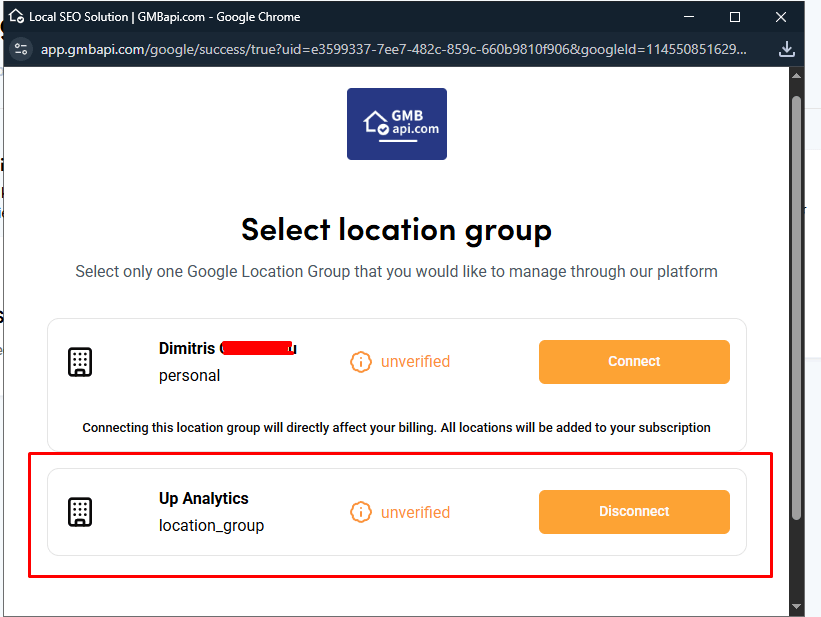 Location Groups