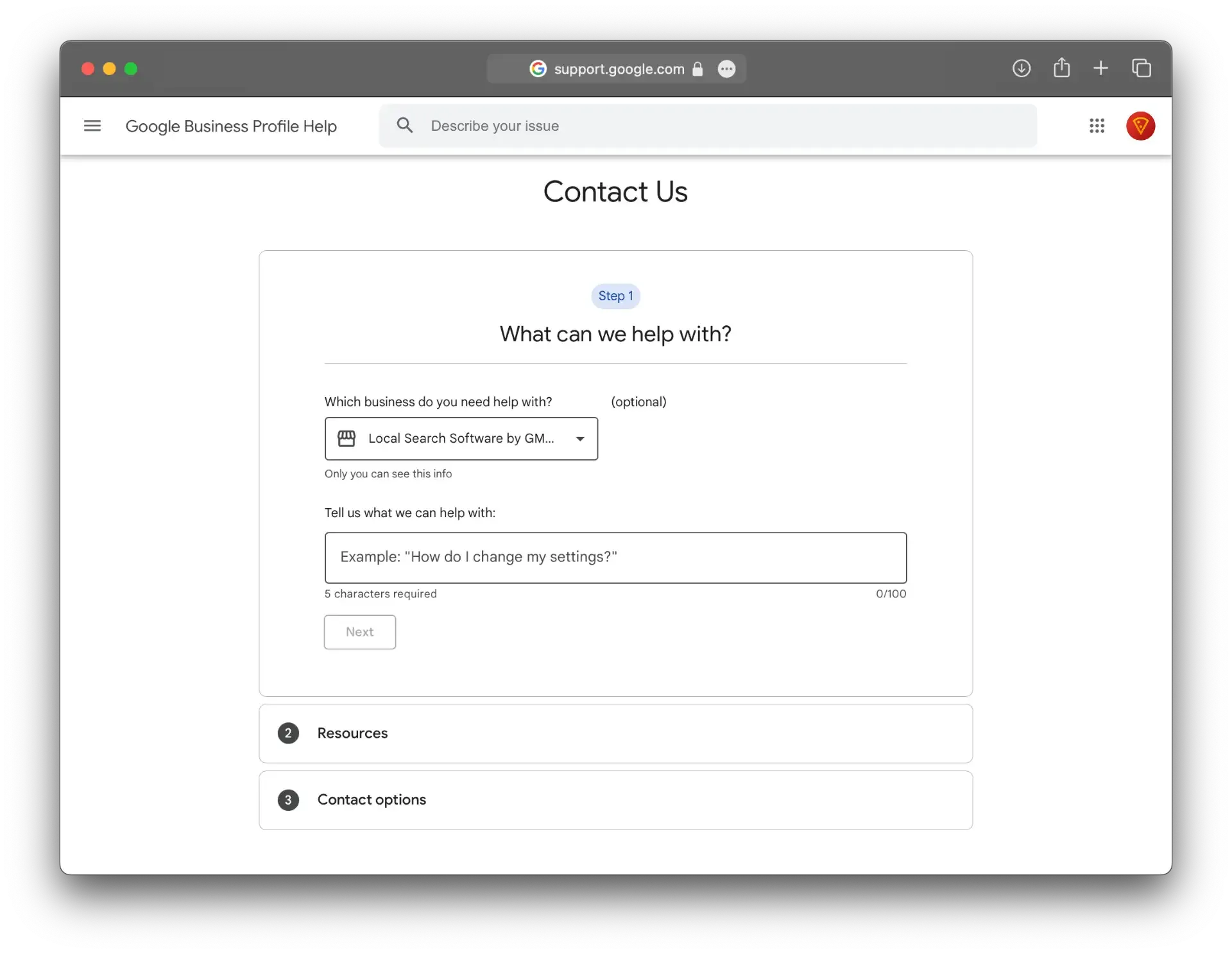 Seek Assistance from Google Support