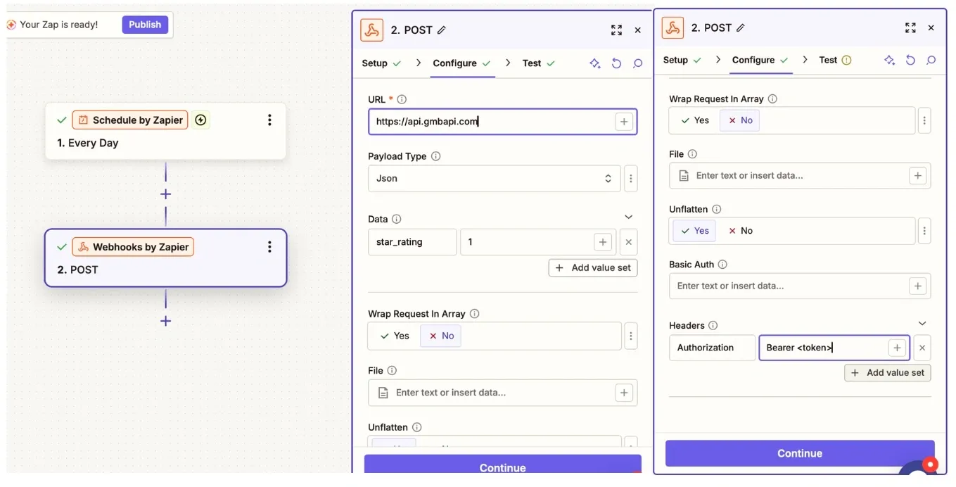 Step 2  Zapier