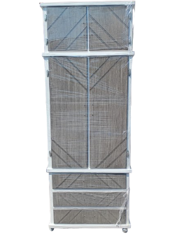 CLÓSET ORIÓN 80 CMS GRIS / BLANCO