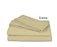 JGO DE SABANAS MICROFIBRA CREMA MATRIMONIAL