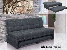 SOFÁ CAMA FRANCIA GRIS OXFORD