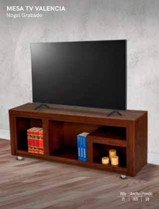 MESA DE TV VALENCIA NOGAL