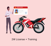 Bike/Scooty Training with License in Parth Sarthi Motor Driving School