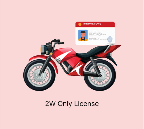 Bike/Scooty License in Credence Motor Training School