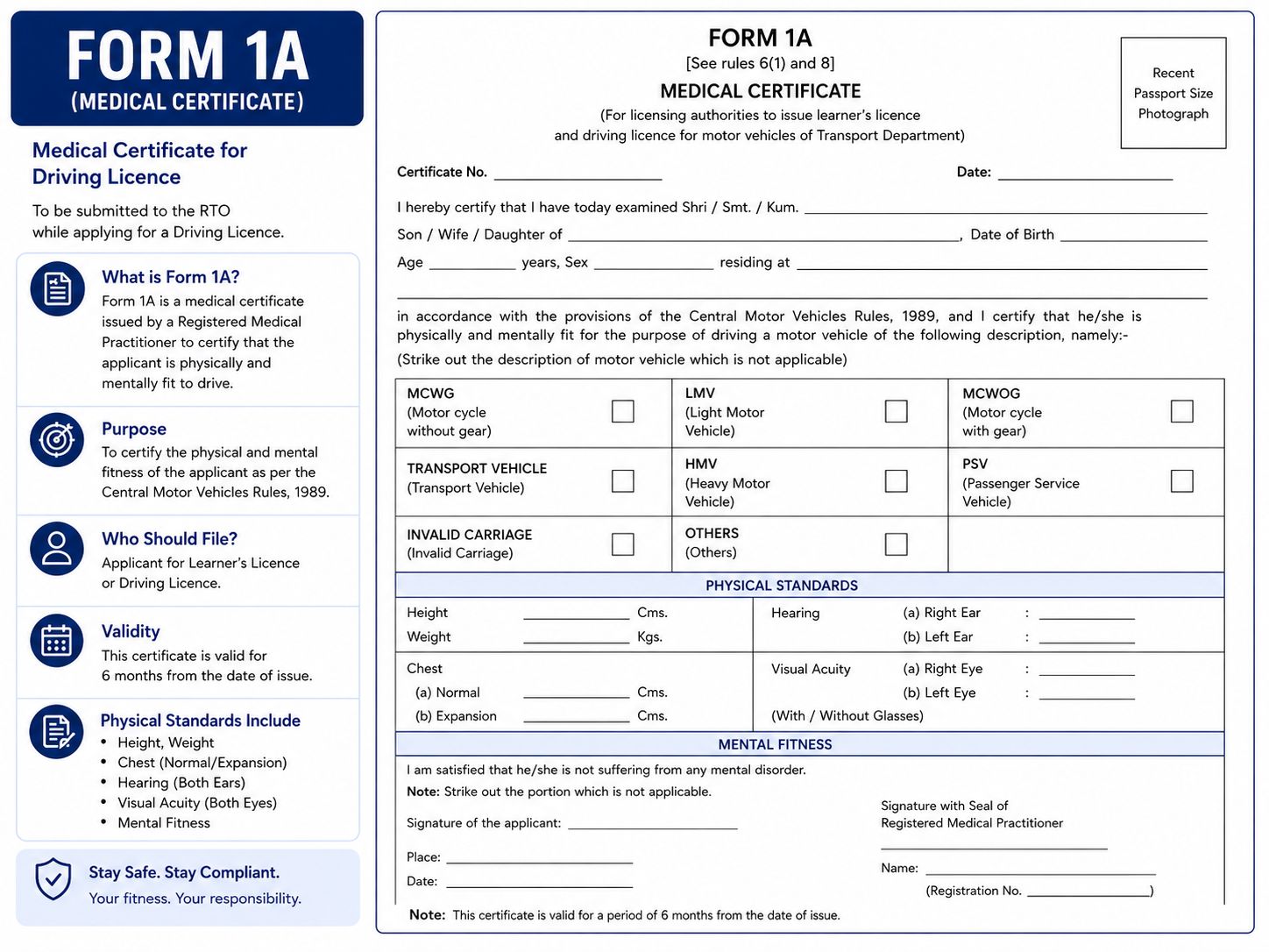 medical certificate form 1A medical certificate form 1A