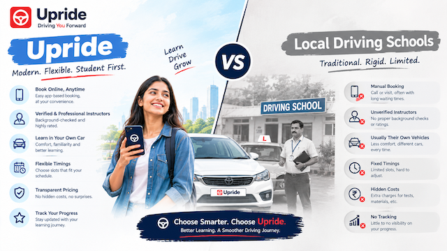 upride vs other driving school