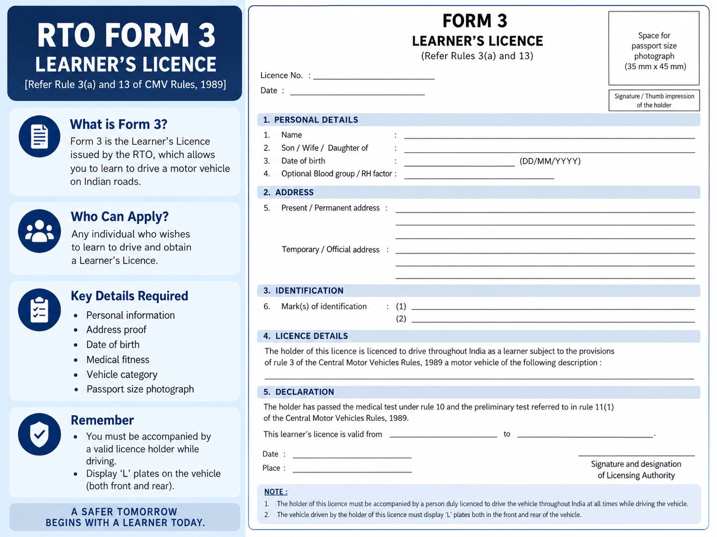 rto form 3 rto form 3