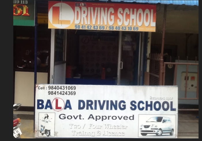 Bala Driving School in Mandaveli