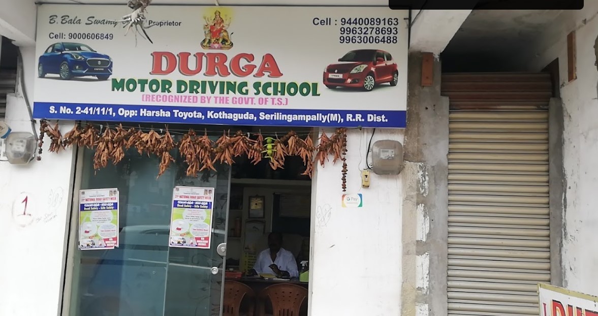 Durga Motor Driving School in Kondapur