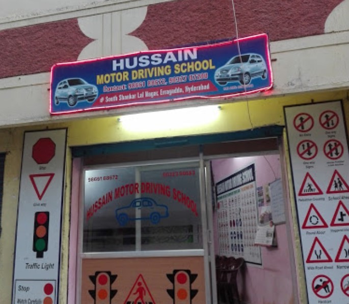 Hussain motor driving school in Erragadda