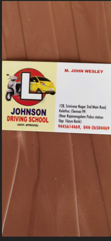Johnson Driving School in Kolathur