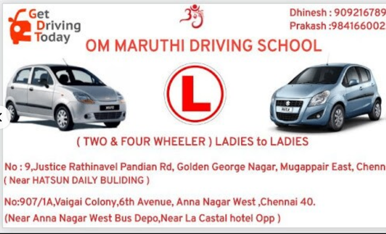 OM Maruthi Driving School in Mogappair East
