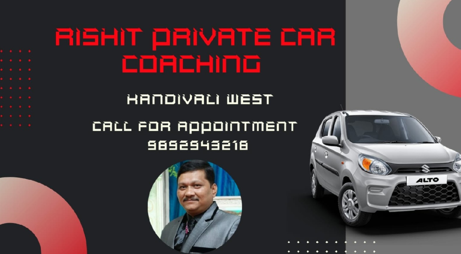 Rishit Private Car Training in Kandivali West