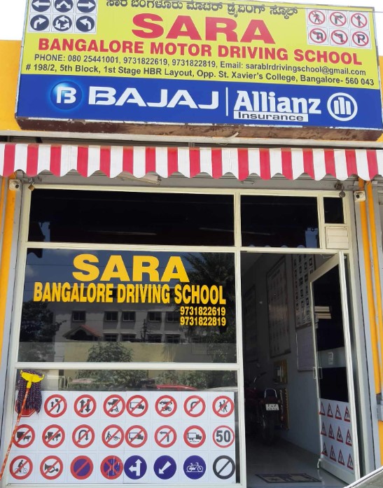 Sara Bangalore Motor Driving Training School in HBR Layout