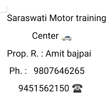 Saraswati motor training school in  Telibagh
