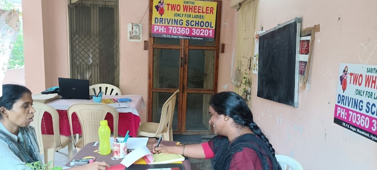 Saritha two wheeler driving school in Masab Tank
