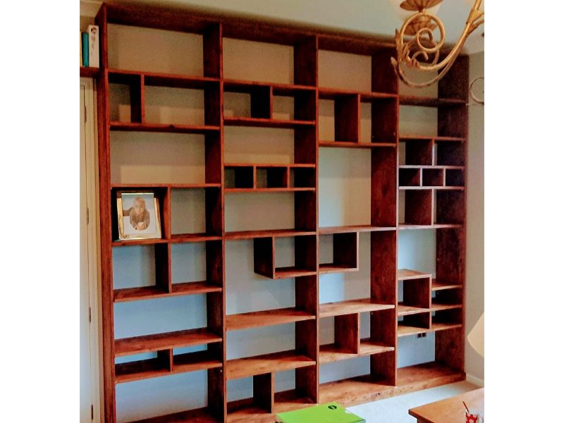 Rustic Oak Bookcase