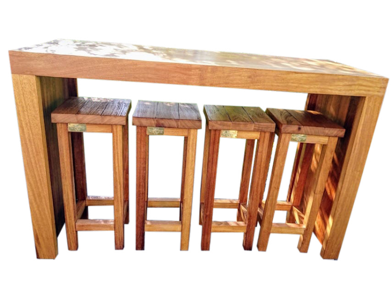 Outdoor Bar Table and Stools