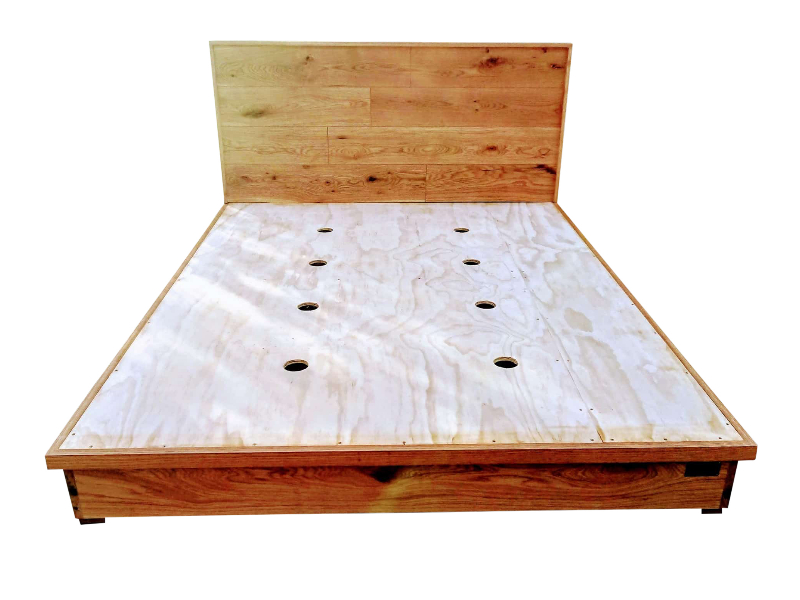 Rustic Oak Bed