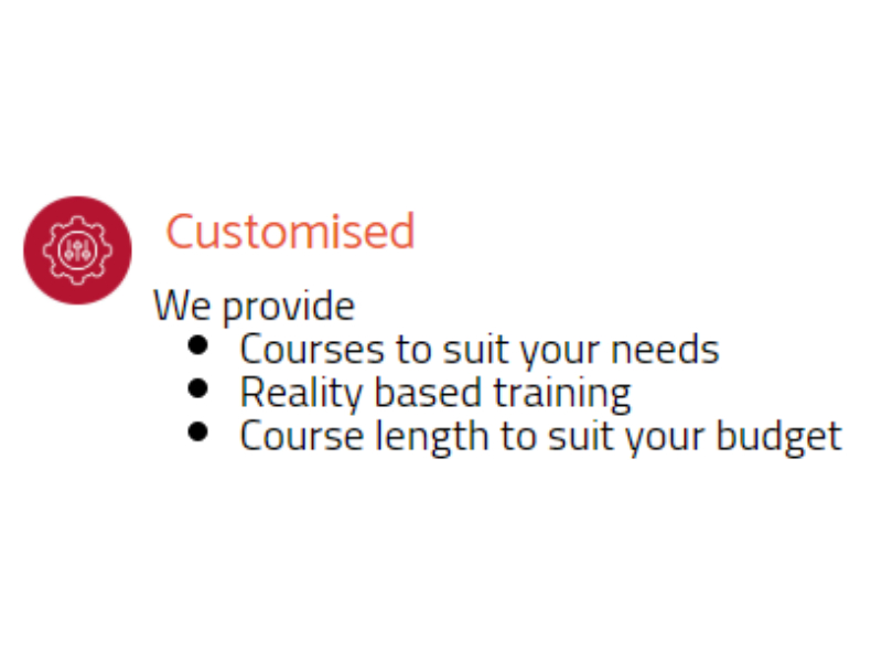 Customised Courses
