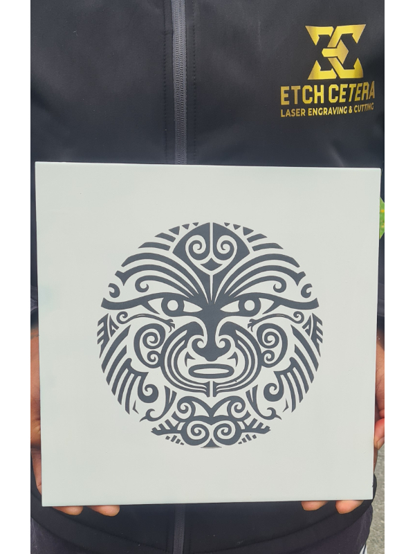 Engraved ceramic tiles