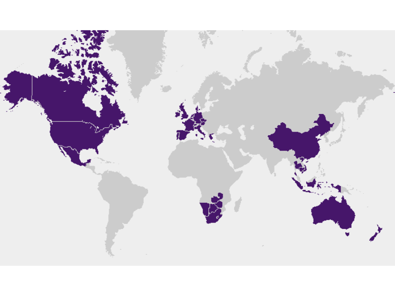 Where has Paula visited ?