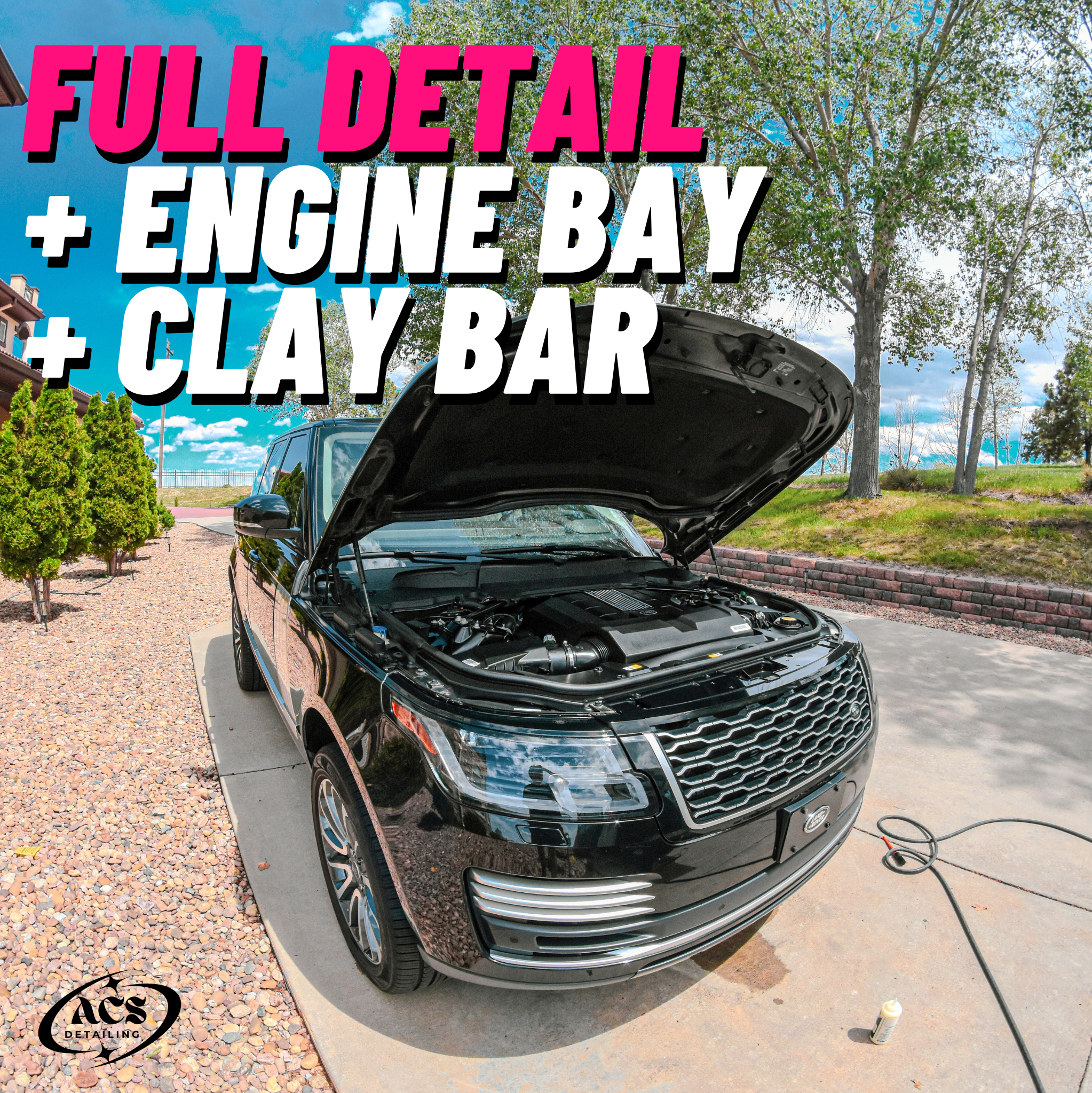 ACS Full Detail with Engine Bay and Clay Bar booking photo
